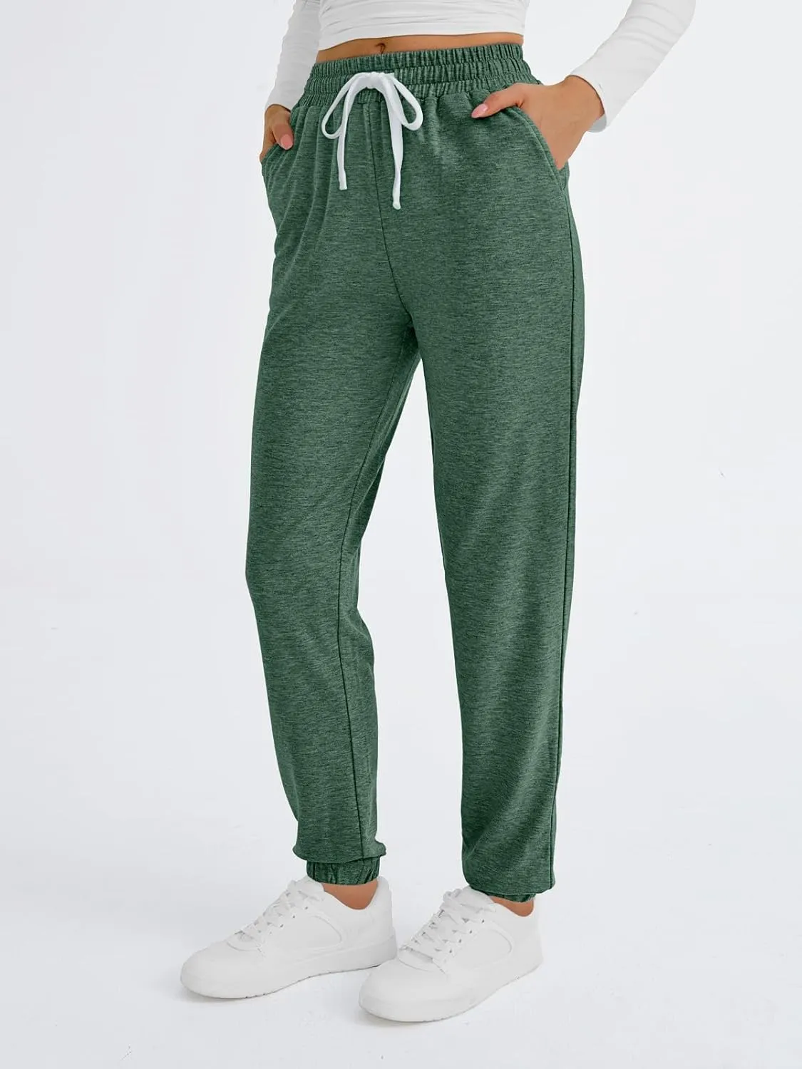 2025 Sweatpants Women Baggy Cinch Bottom Athletic Pants Straight Leg Joggers with Pocket Lounge Pajamas Soft Trousers