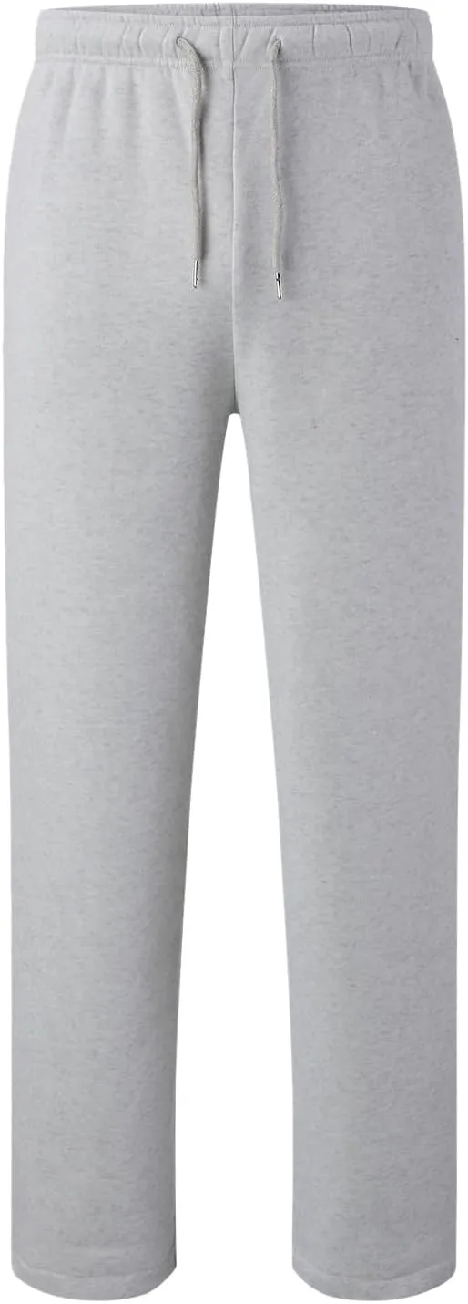 Alalaso Men's Casual Sweatpants Lightweight Elastic Waist Drawstring Lounge Pants Straight Leg Trousers with Pockets