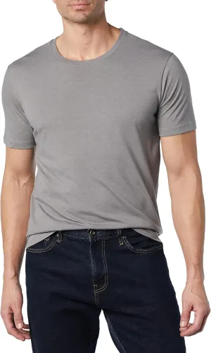Alternative Men's Shirt, Modal Short Sleeve Tri-Blend Crewneck Tee