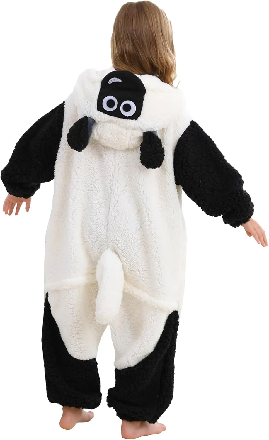 ATOZ Unisex Children Animal Sheep Onesie, Halloween Costume Pajamas Christmas Cosplay Sleepwear For Boys Girls