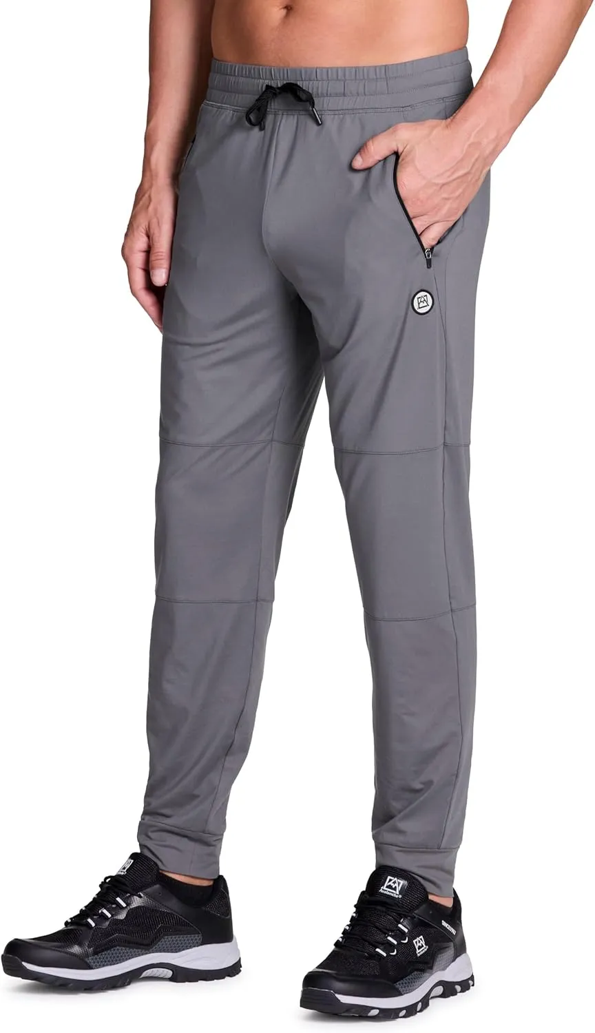 Avalanche Men's Joggers, Lightweight Sweatpants for Men Buttery Soft Stretch Jersey Full Length Jogger with Pockets