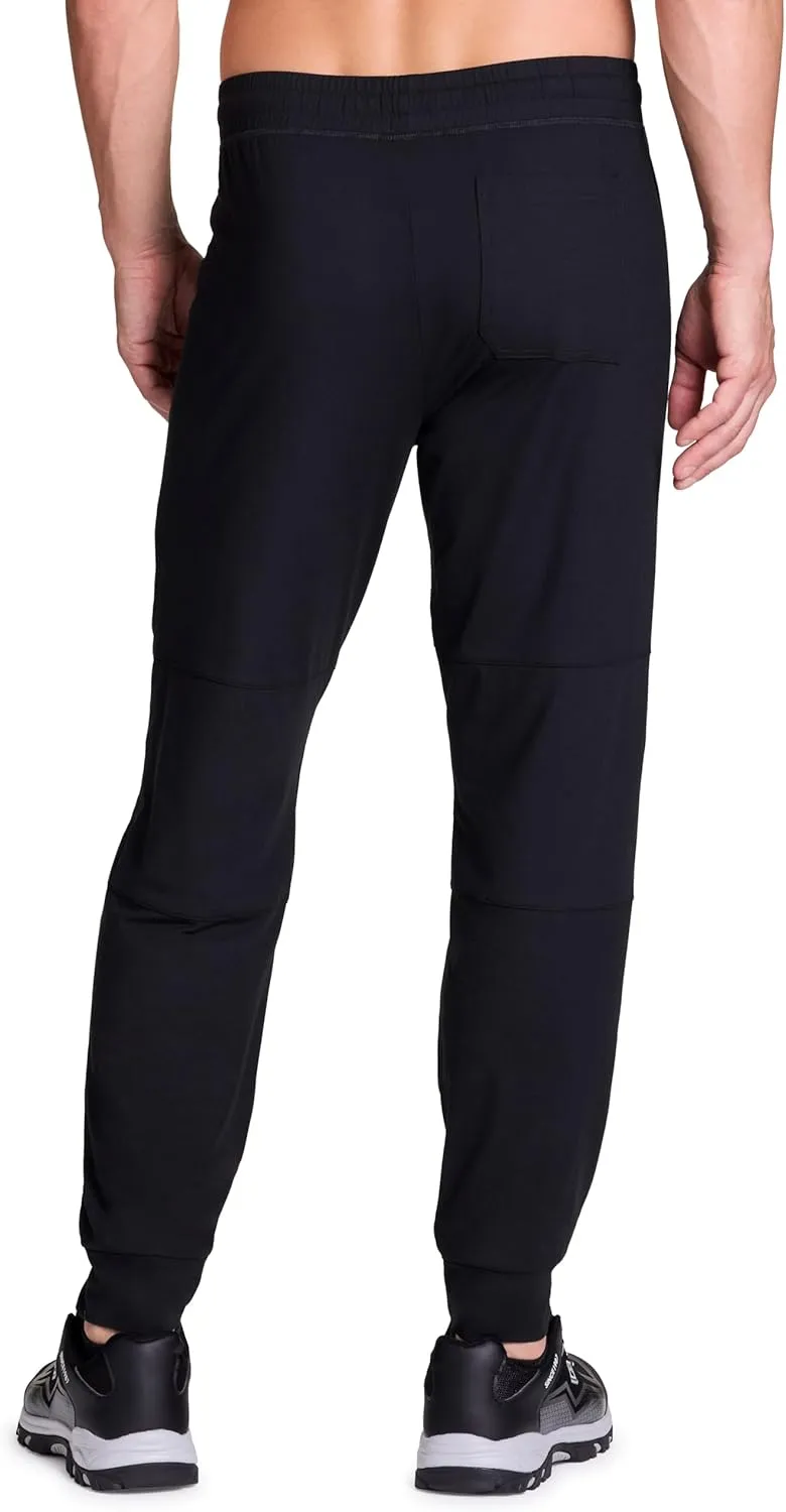 Avalanche Men's Joggers, Lightweight Sweatpants for Men Buttery Soft Stretch Jersey Full Length Jogger with Pockets