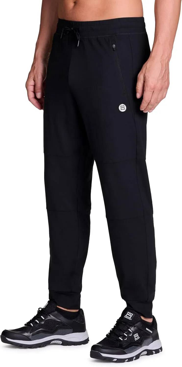 Avalanche Men's Joggers, Lightweight Sweatpants for Men Buttery Soft Stretch Jersey Full Length Jogger with Pockets