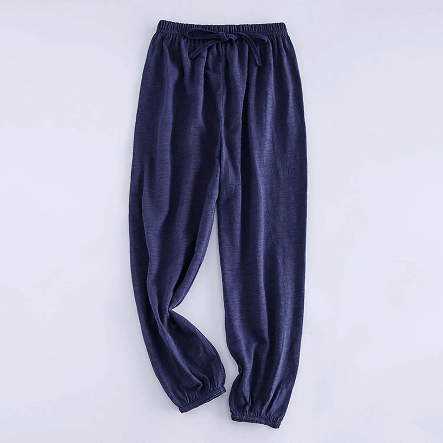 Baby Long 𝐁loomers Soft Slub Cotton Harem Pants for Boys Girls Soild Elastic Casual Joggers Dance Pants