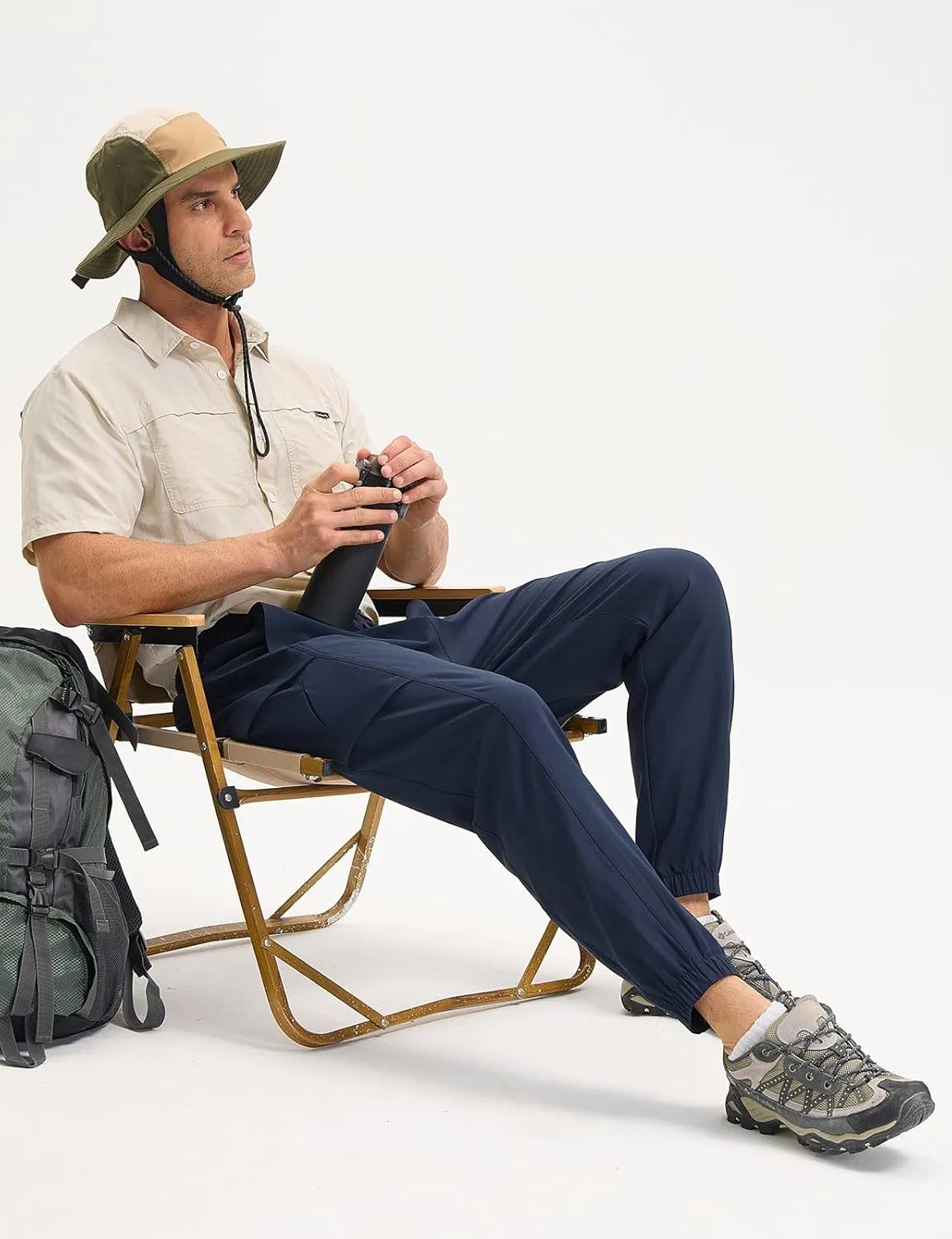 baleaf Men’s Hiking Pants Lightweight Quick Dry Joggers with Pockets Cargo Pants Water Resistant Breathable Jogger