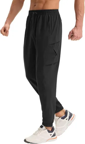 baleaf Men’s Hiking Pants Lightweight Quick Dry Joggers with Pockets Cargo Pants Water Resistant Breathable Jogger