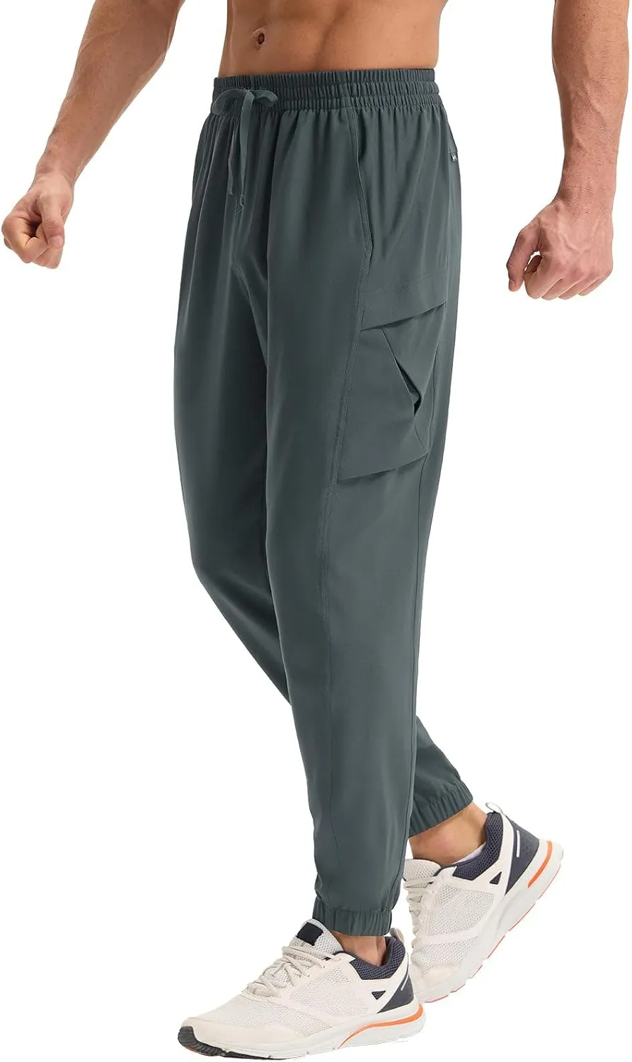 baleaf Men’s Hiking Pants Lightweight Quick Dry Joggers with Pockets Cargo Pants Water Resistant Breathable Jogger