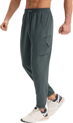 baleaf Men’s Hiking Pants Lightweight Quick Dry Joggers with Pockets Cargo Pants Water Resistant Breathable Jogger