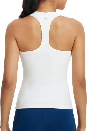 baleaf Women's Racerback Workout Tank Tops Racer Back Yoga Gym Athletic Running Sleeveless Shirts Camisole
