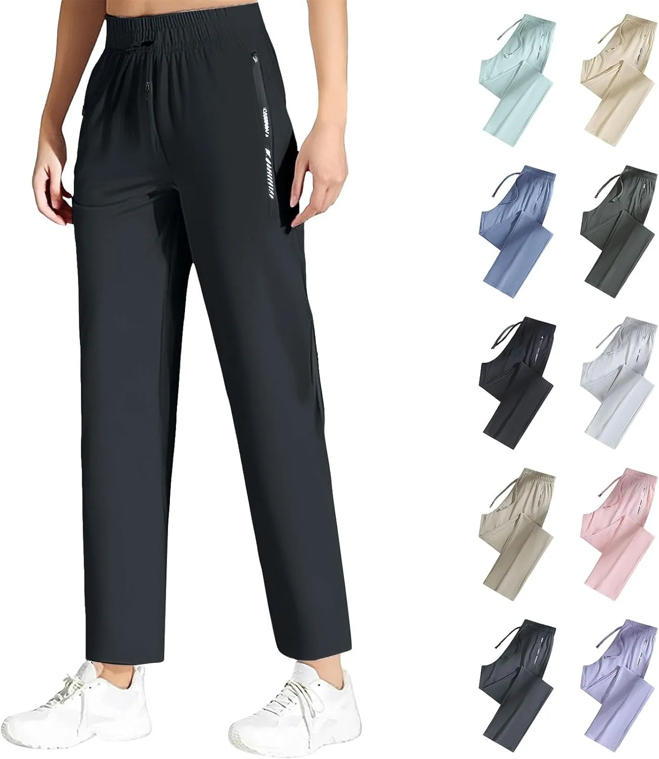 Beeswan Pants for Women Over 50 | Women's Ultra Stretch Breathable Fit Comfy Pants | Stretch Active Pant for Women
