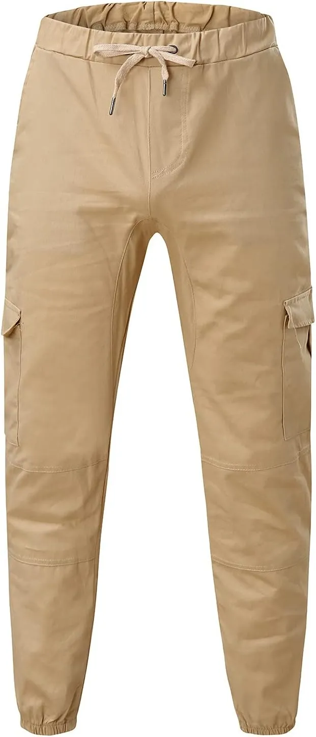 BIFUTON Mens Cargo Pants, Men's Athletic Workout Joggers Lightweight Running Pants Casual Jogging Gym Sweatpants Active Pants