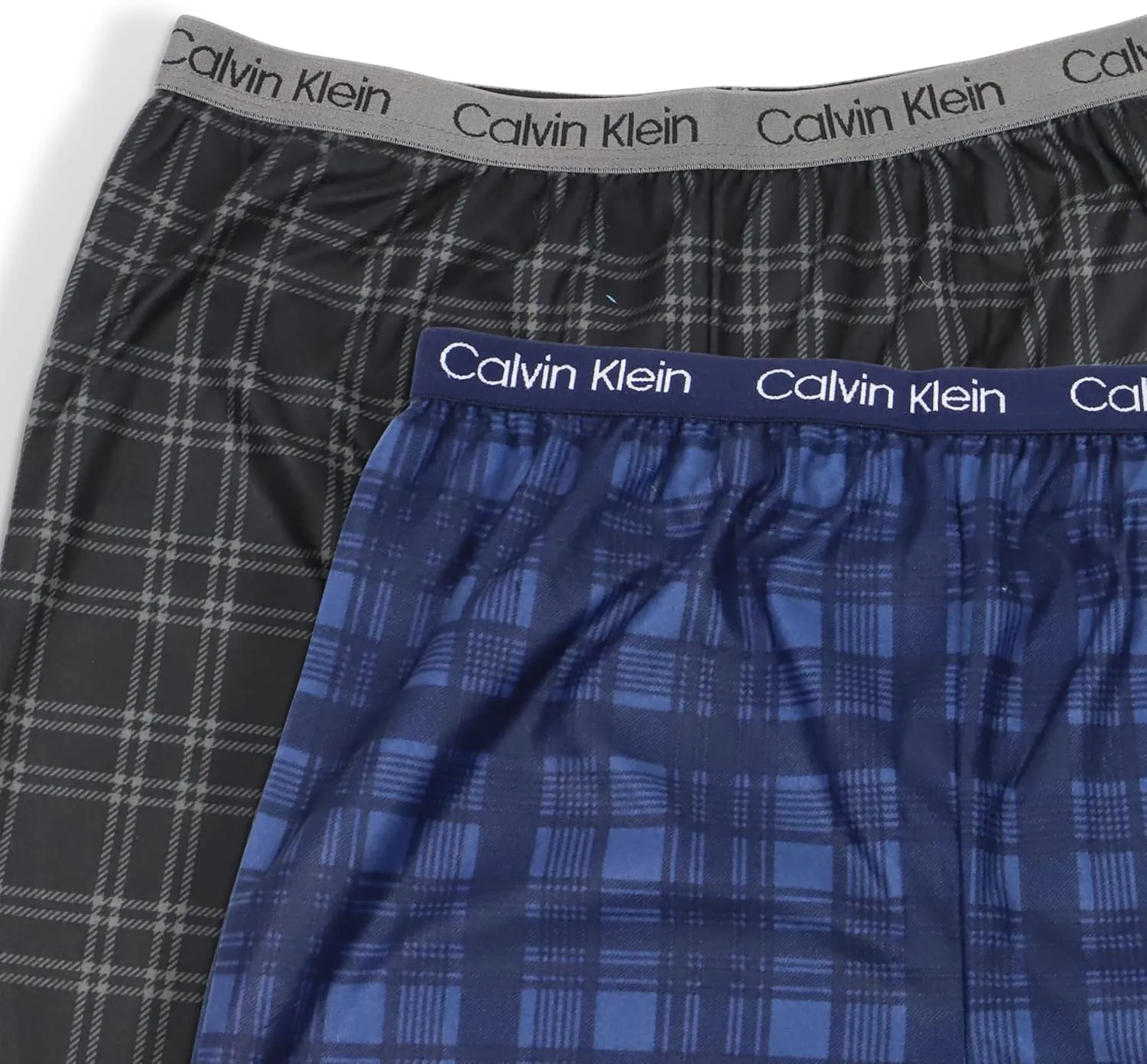 Calvin Klein Boys' Sleepwear Super Soft Brushed Micro Pajama Pants (2 Pack)