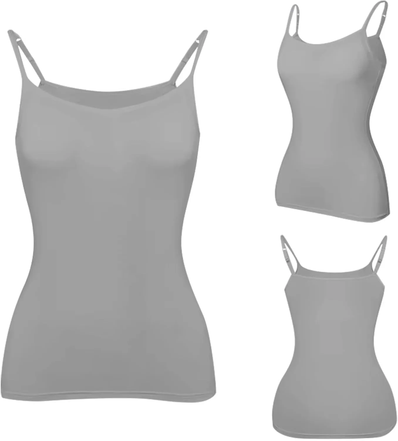 Camisole Tops for Women Built in Bra Spaghetti Strap Workout Yoga Shirts Basic Padded Tank Tops 2025 Summer Clothes