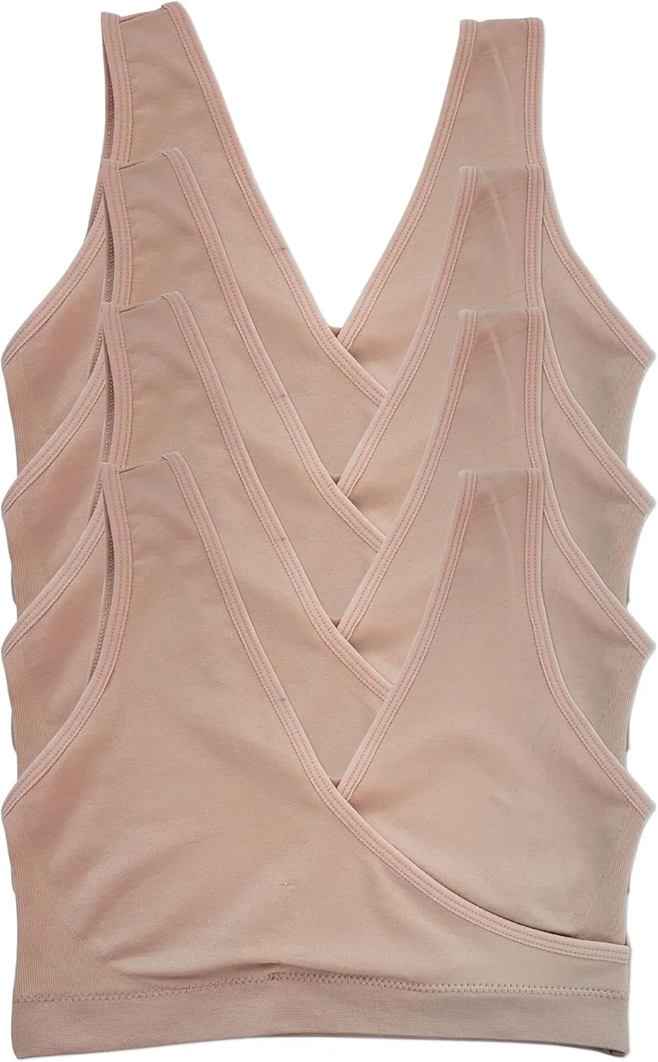 Caramel Cantina 4 Pack Nursing Maternity Women’s Sleep Comfort Bralette Bra