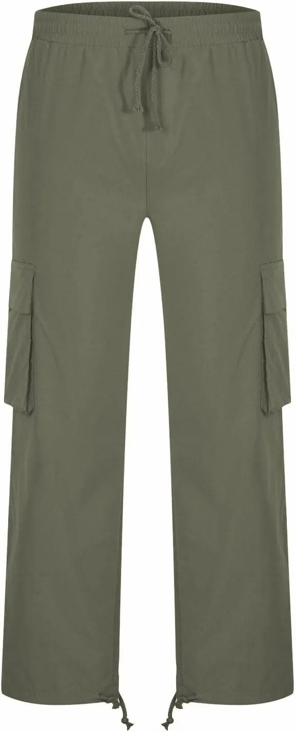 Cargo Pants Multipants - High Stretch Multi-Pocket Durable Cargo Pants Comfort Fit Stretch Cargo Pant
