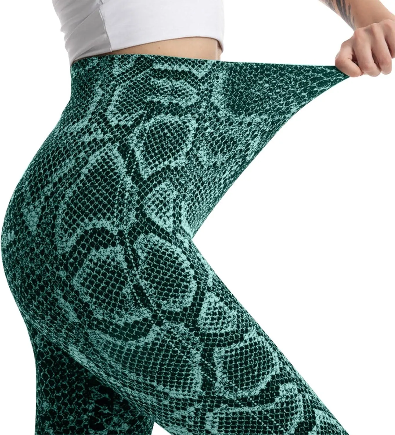 Casual Leggings for Women High Waist Printed Tummy Control Butt Lifting Pants Fitness Causal Funny Compression Patterned