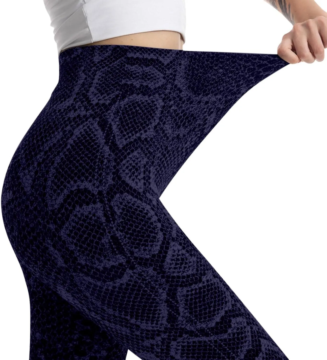 Casual Leggings for Women High Waist Printed Tummy Control Butt Lifting Pants Fitness Causal Funny Compression Patterned