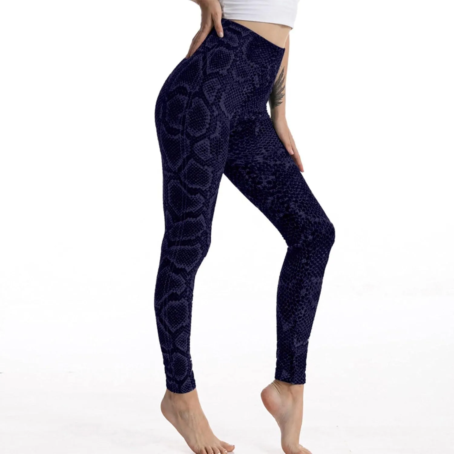 Casual Leggings for Women High Waist Printed Tummy Control Butt Lifting Pants Fitness Causal Funny Compression Patterned
