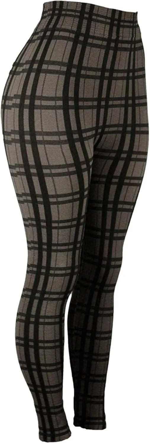 Casual Leggings for Women High Waist Printed Tummy Control Butt Lifting Pants Funny Elastic Waist Slimming Compression
