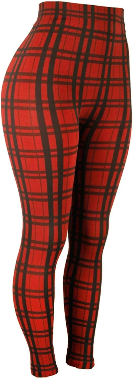 Casual Leggings for Women High Waist Printed Tummy Control Butt Lifting Pants Funny Fitted Compression Patterned Slimming