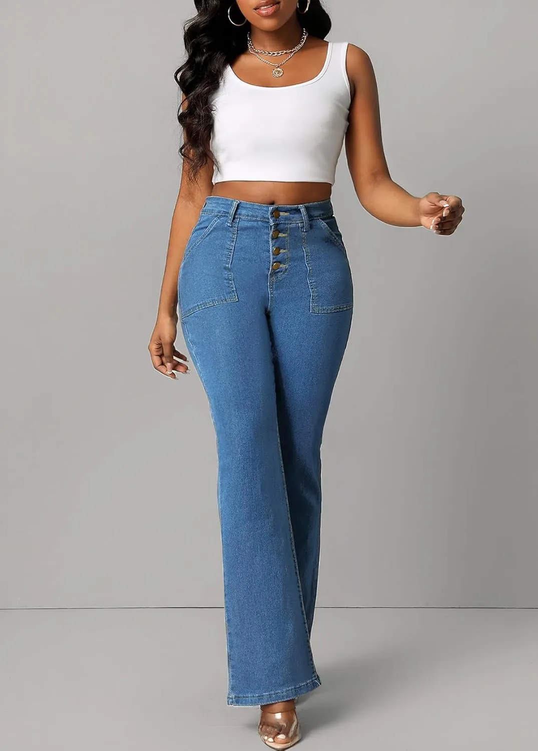 Casual Plus Size Jeans for Women