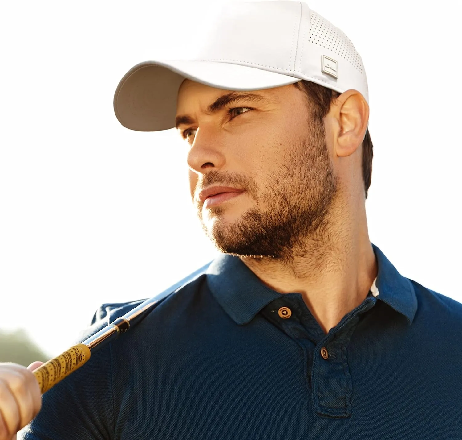 CHOK.LIDS Waterproof Ball Cap Cooling Mesh Running Baseball Cap Breathable Quick Dry Outdoor Sport Fitted Hat for Men Women