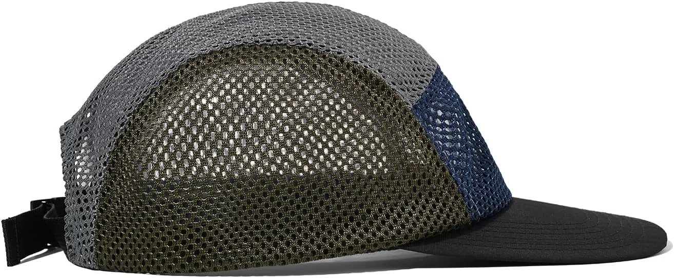 Clakllie 5 Panels Baseball Cap Quick Dry Trucker Hat Cooling Running Hat Flat Bill Cap for Outdoor Breathable Sports Cap