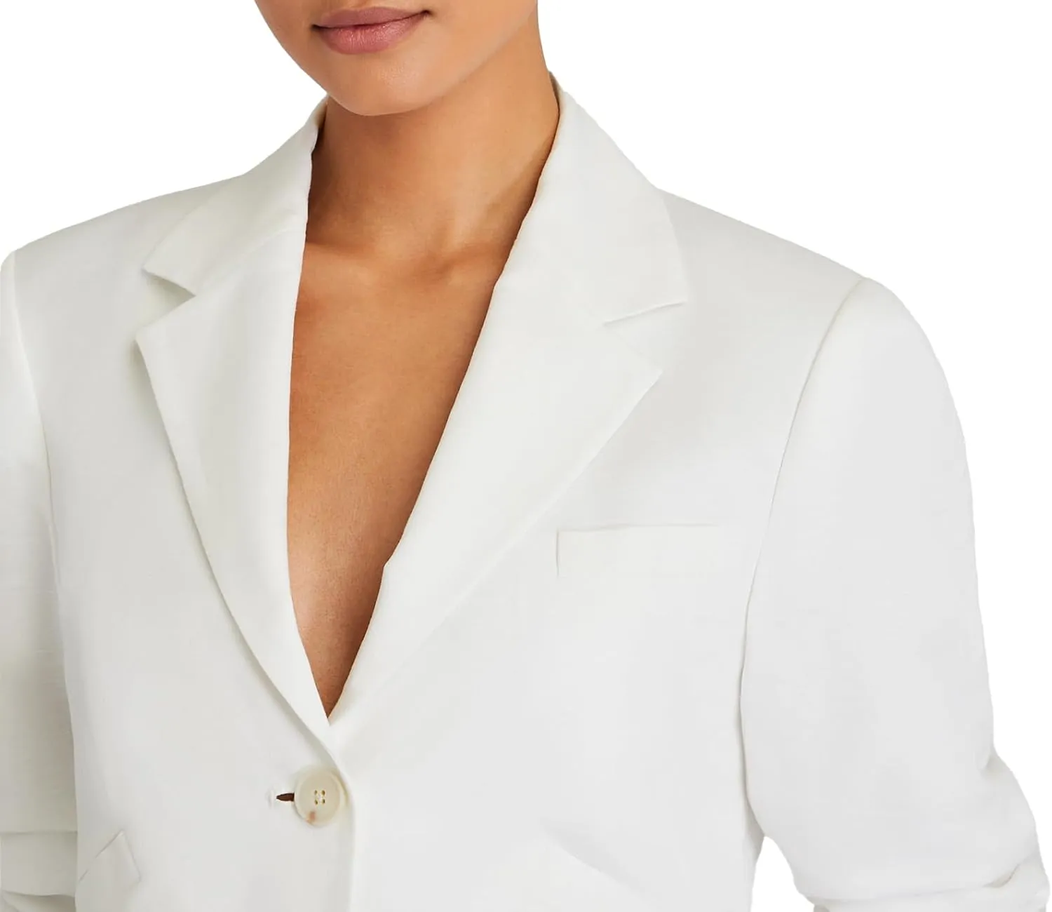 Club Monaco Women's Cropped Linen Blend Blazer