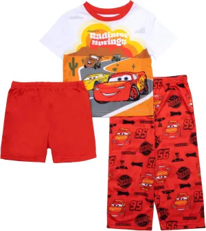 Disney Boys' Pixar Lightyear | Toys Story 4 3-Piece Loose-Fit Pajamas Set