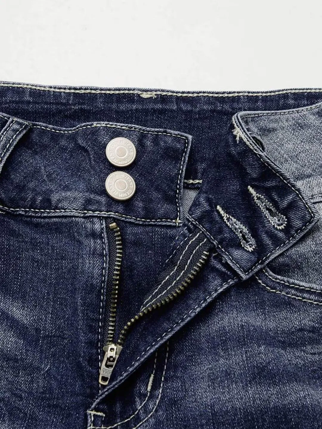 Flamingals Mid Rise Skinny Jeans for Women Trendy Stretchy Ripped Butt Lifting Jeans Distressed Sexy Denim Jeggings