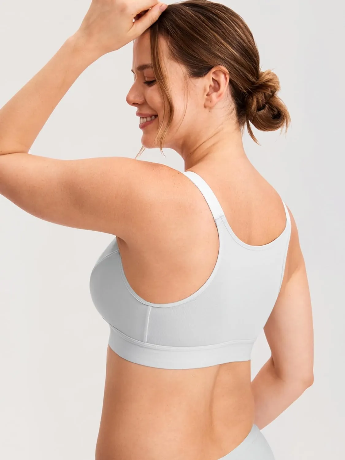 Gratlin Women's Plus Size Nursing Bra Sports Maternity Support Cotton Breastfeeding Bras