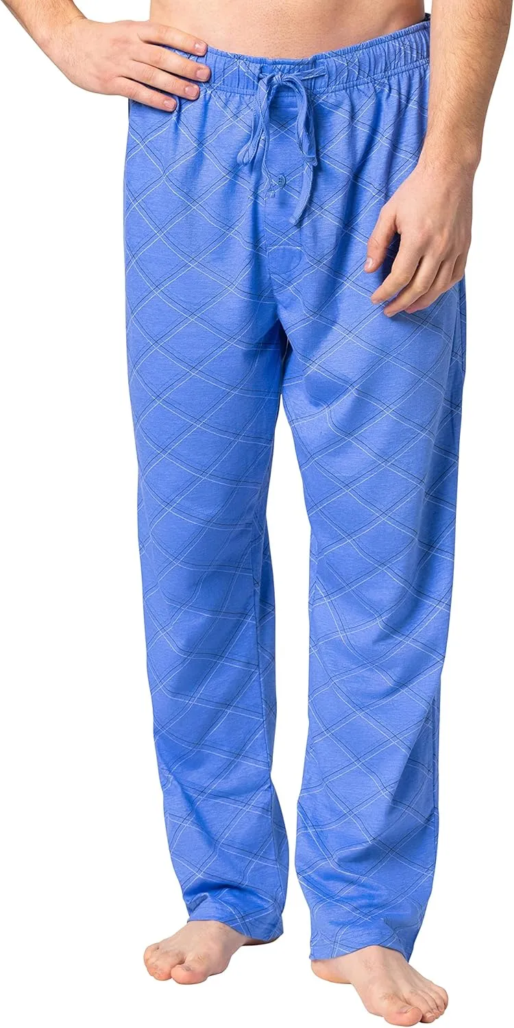 Hanes Men's Sleepwear 100% Cotton Pjs X-Temp Jersey Knit Pajama Pants