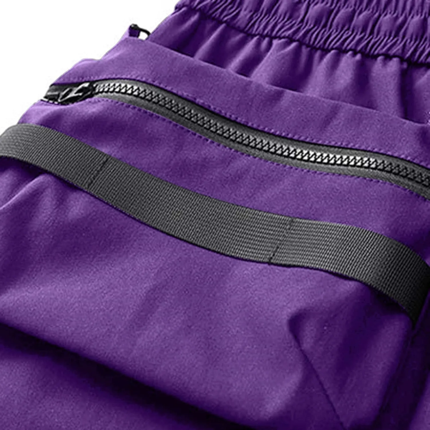 HGps8w Women's Cargo Pants Packable Waterproof Hiking Pants Windproof Breathable Outdoor Rain Pants with Pockets