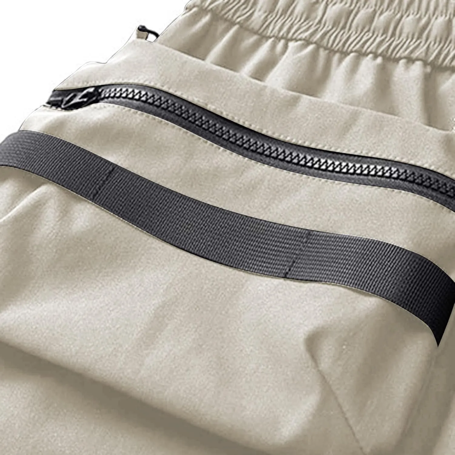 HGps8w Women's Cargo Pants Packable Waterproof Hiking Pants Windproof Breathable Outdoor Rain Pants with Pockets