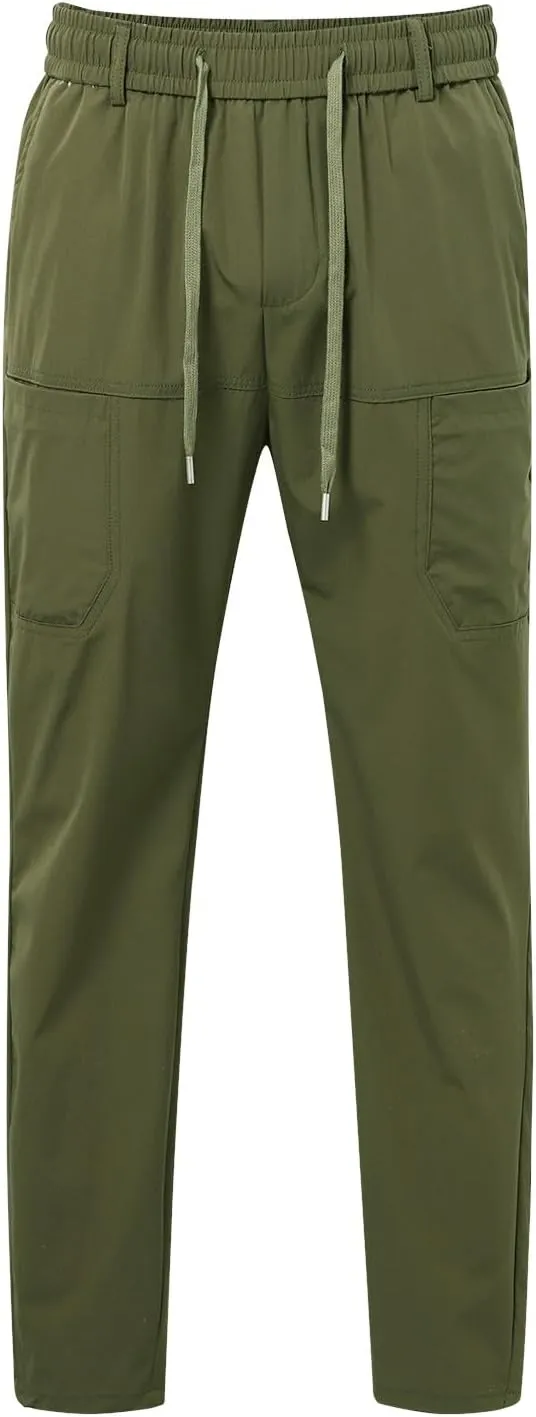 High Stretch Multi Pocket Cargo Pants, Multipants-High Stretch Multi-Pocket Durable Cargo Pants, Hiking Pants for Men