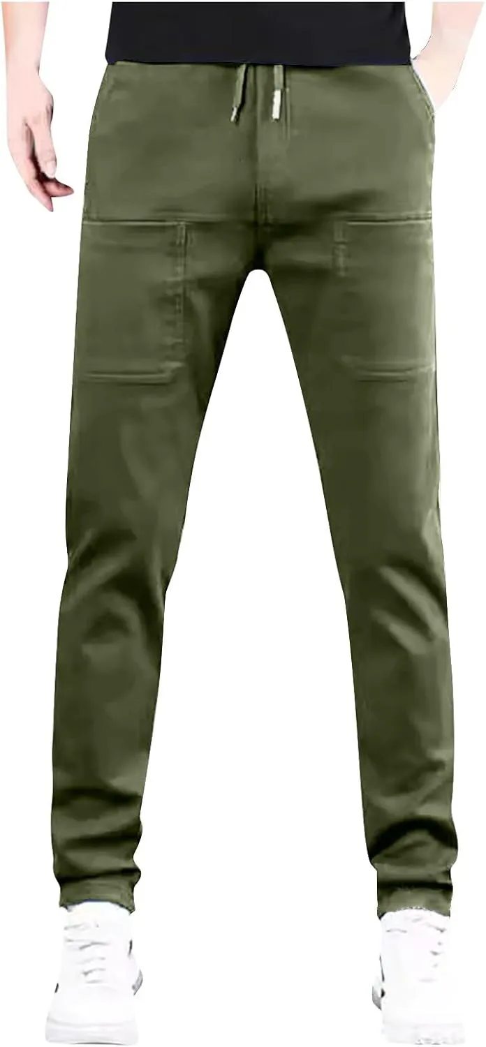 High Stretch Multi Pocket Cargo Pants, Multipants-High Stretch Multi-Pocket Durable Cargo Pants, Hiking Pants for Men