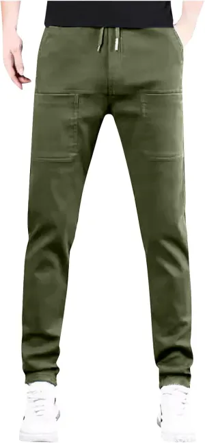 High Stretch Multi Pocket Cargo Pants, Multipants-High Stretch Multi-Pocket Durable Cargo Pants, Hiking Pants for Men