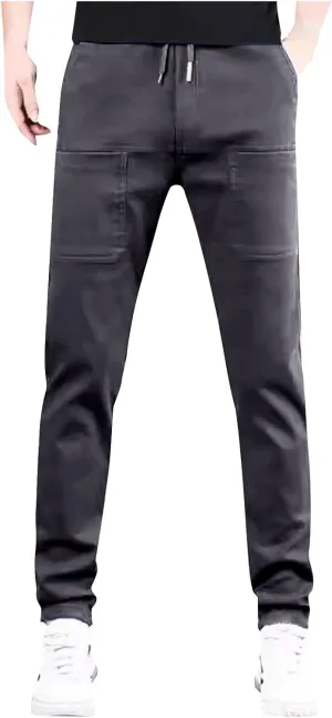 High Stretch Multi Pocket Cargo Pants, Multipants-High Stretch Multi-Pocket Durable Cargo Pants, Hiking Pants for Men