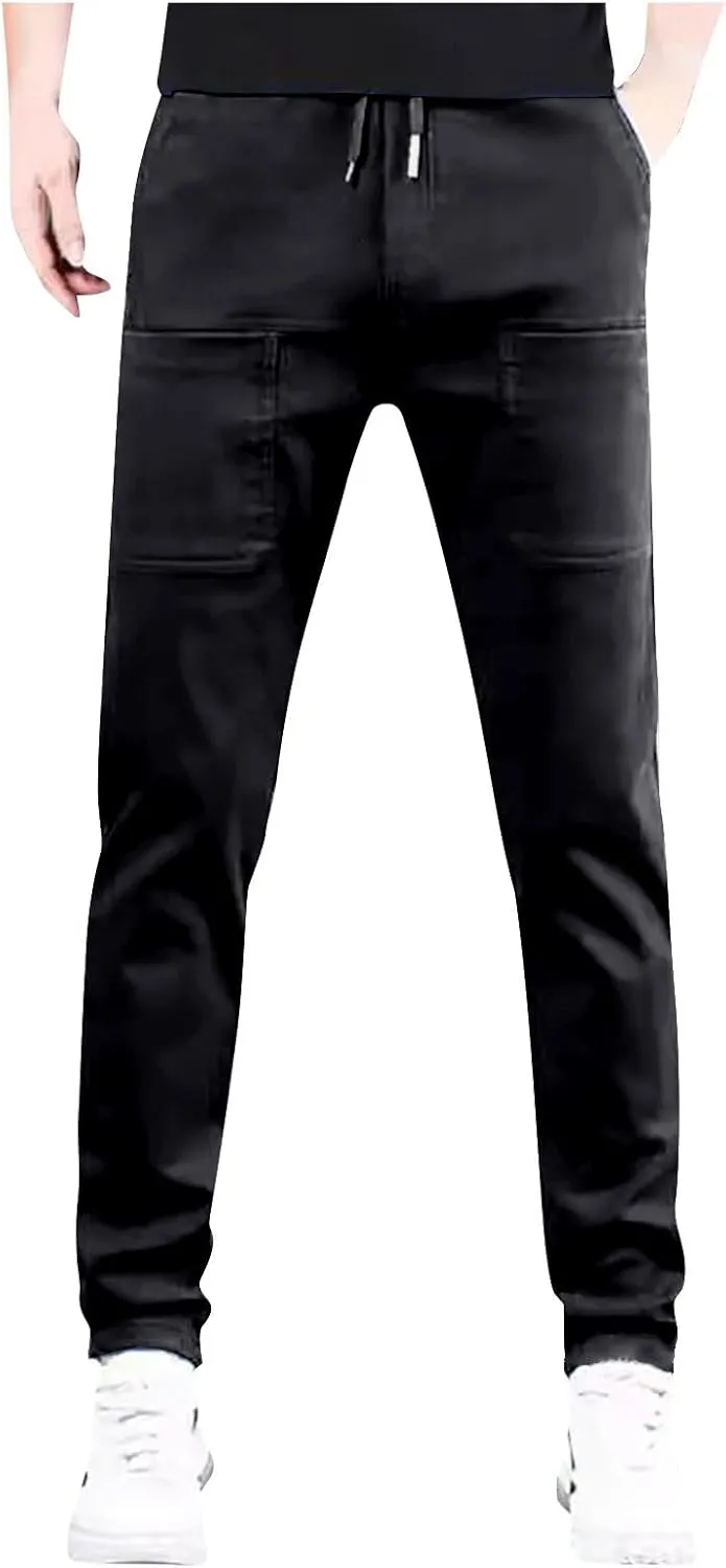 High Stretch Multi Pocket Cargo Pants, Multipants-High Stretch Multi-Pocket Durable Cargo Pants, Hiking Pants for Men