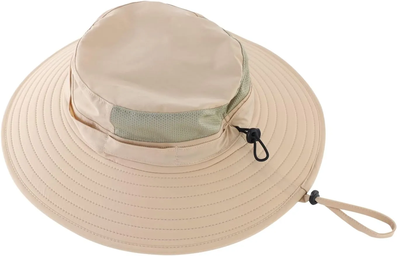 Home Prefer Men's Sun Hat UPF50  Light Weight Bucket Hat Wide Brim Fishing Hat