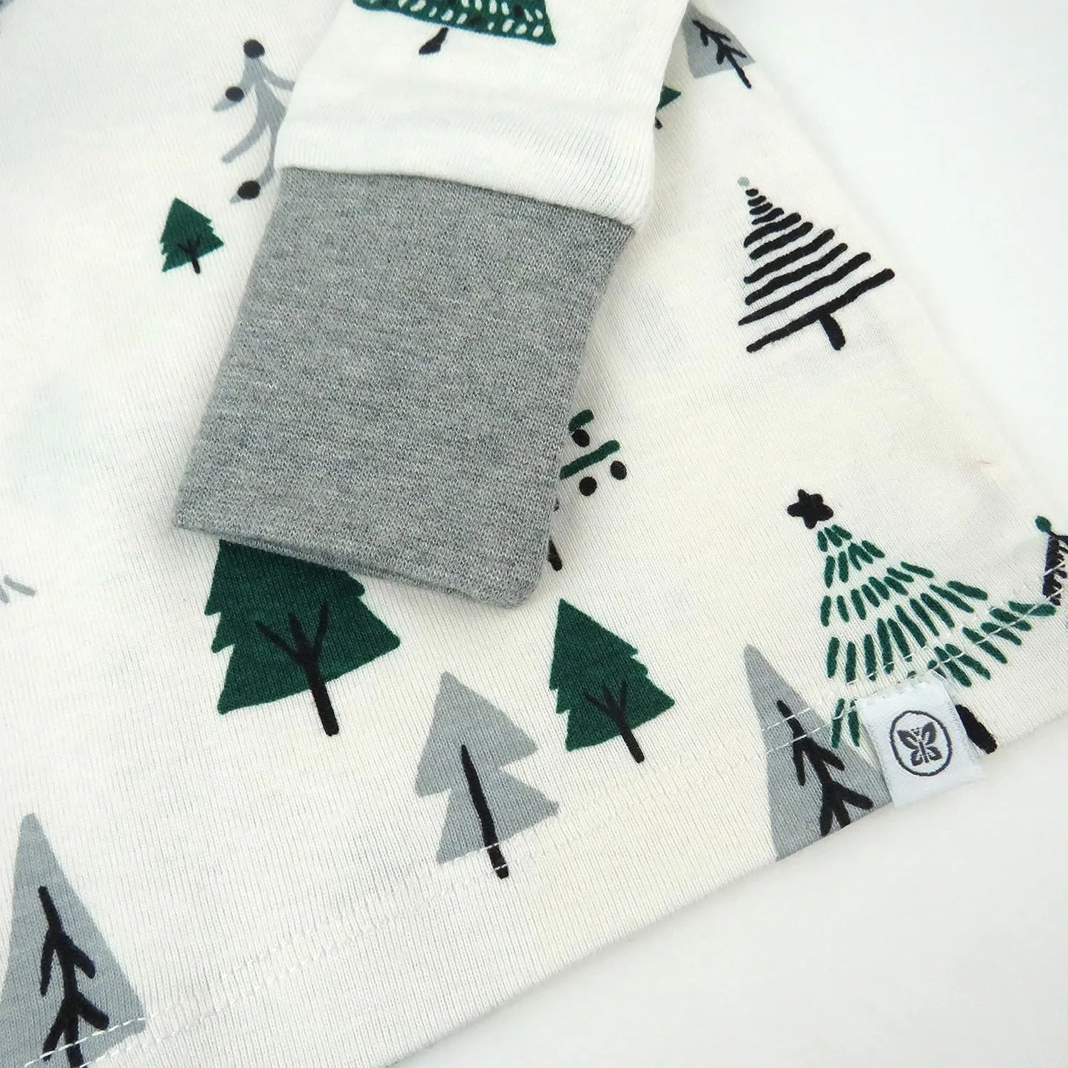 HonestBaby Baby and Toddler 4-Piece 100% Organic Cotton Pajama Sleepwear
