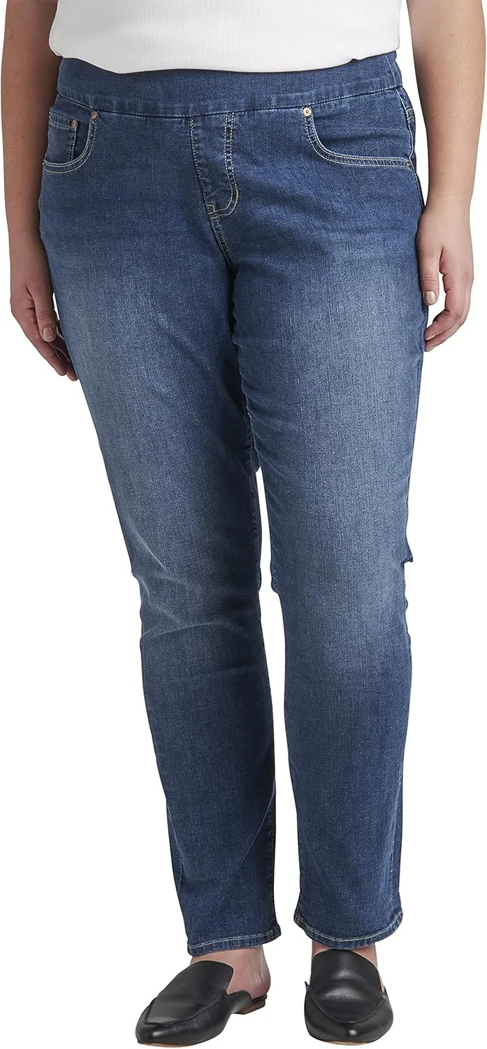 Jag Jeans Women's Plus Size Nora Mid Rise Skinny Pull-on Jeans