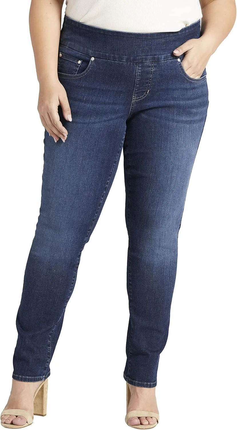 Jag Jeans Women's Plus Size Nora Mid Rise Skinny Pull-on Jeans