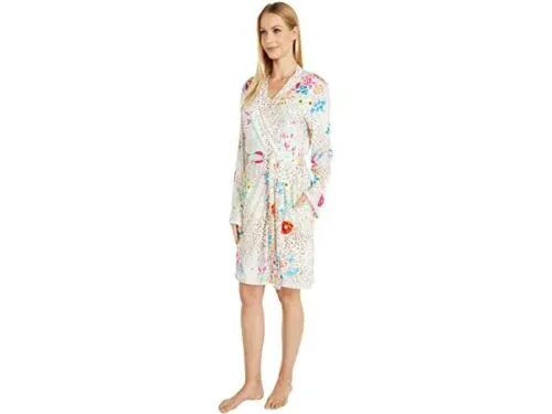 Johnny Was Wildflower Sleep Wear Night Lounge Lingerie Cap Sleeve Crop Set New