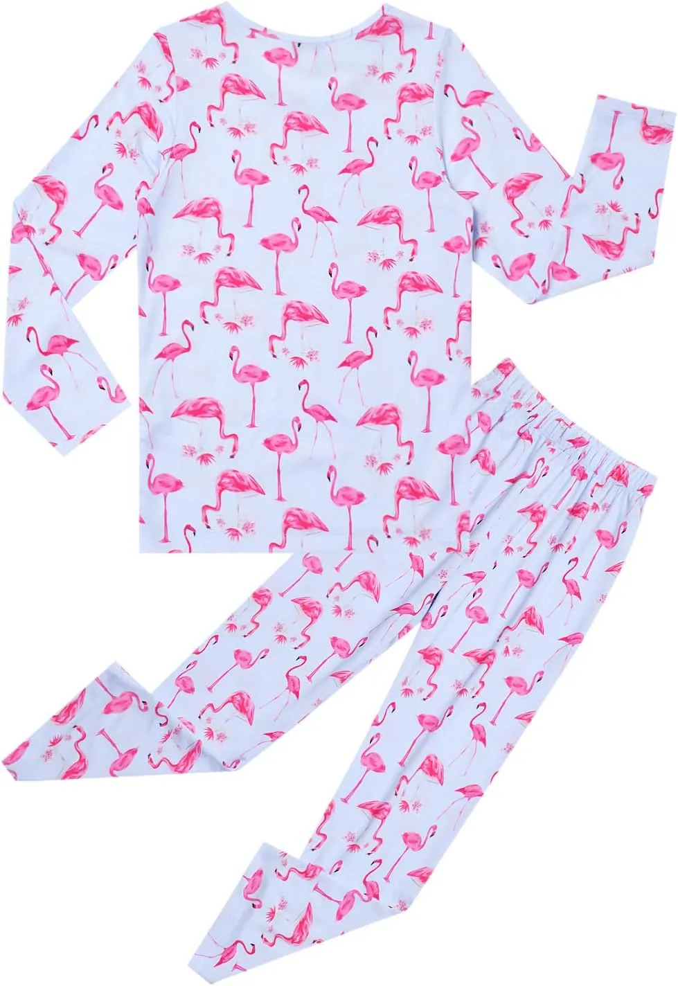 Jxstar Girls Pajamas Pjs Set Flutter Sleeve Sleepwear Kids Fall Winter Cotton Night Clothes