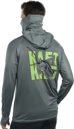KastKing Sun Tamer Performance Fishing Hoodie, UPF 50 Sun Protection Shirt, Built-in Neck Gaiter, HYDROCOOLING Cooling Fabric