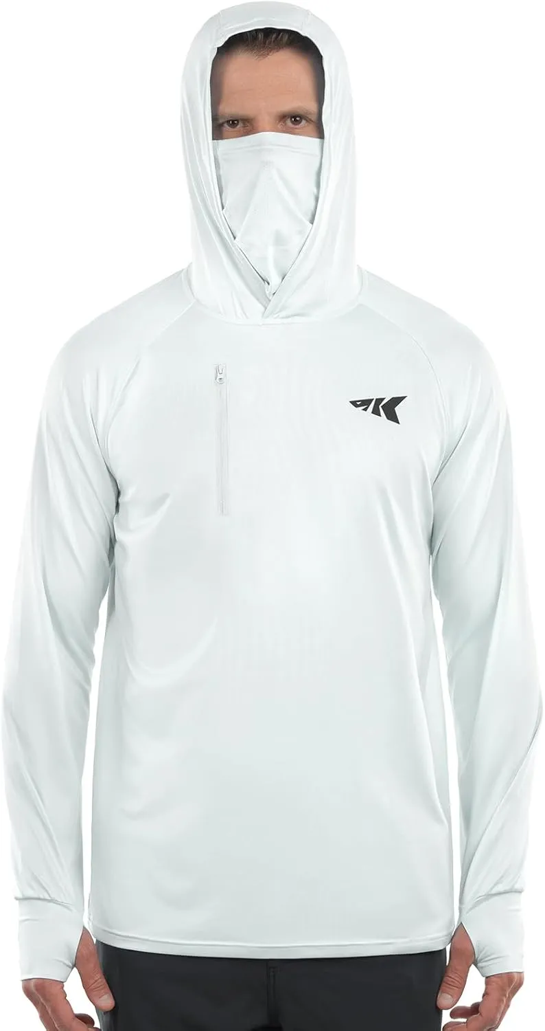 KastKing Sun Tamer Performance Fishing Hoodie, UPF 50 Sun Protection Shirt, Built-in Neck Gaiter, HYDROCOOLING Cooling Fabric