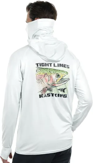KastKing Sun Tamer Performance Fishing Hoodie, UPF 50 Sun Protection Shirt, Built-in Neck Gaiter, HYDROCOOLING Cooling Fabric