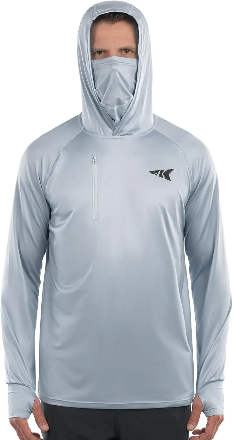 KastKing Sun Tamer Performance Fishing Hoodie, UPF 50 Sun Protection Shirt, Built-in Neck Gaiter, HYDROCOOLING Cooling Fabric