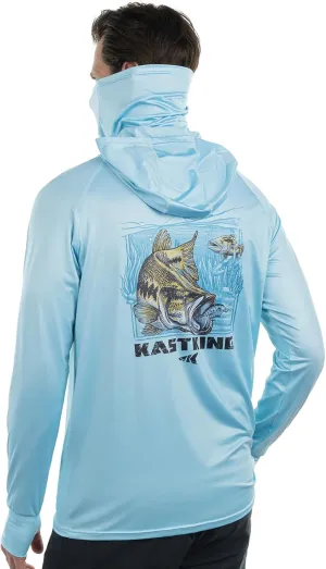 KastKing Sun Tamer Performance Fishing Hoodie, UPF 50 Sun Protection Shirt, Built-in Neck Gaiter, HYDROCOOLING Cooling Fabric